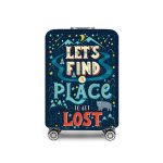 Чехол для чемодана, Travelsky, Lets Get Lost L, Для чемоданов размером 28"~30", Полиэстер, Мультиколор