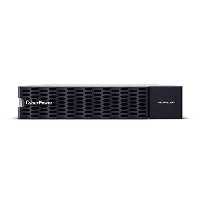 Батарейный блок, CyberPower, BPE144VL2U01, Стоечный 19" 2U, 12В*9 Ач 12 шт, Чёрный