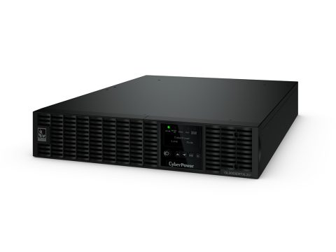 Источник бесперебойного питания, CyberPower, OL2000ERTXL2U, Мощность 2000ВА/1800Вт, OL-серия, On-Line, Стоечный 2U, LCD/ Smart/USB/RS232/RJ11/RJ45/Сухие контакты, AVR: 190-300В, АКБ: 12В/9Ач*6 шт., Вых: 8xIEC C13/1хIEC C19, Чёрный