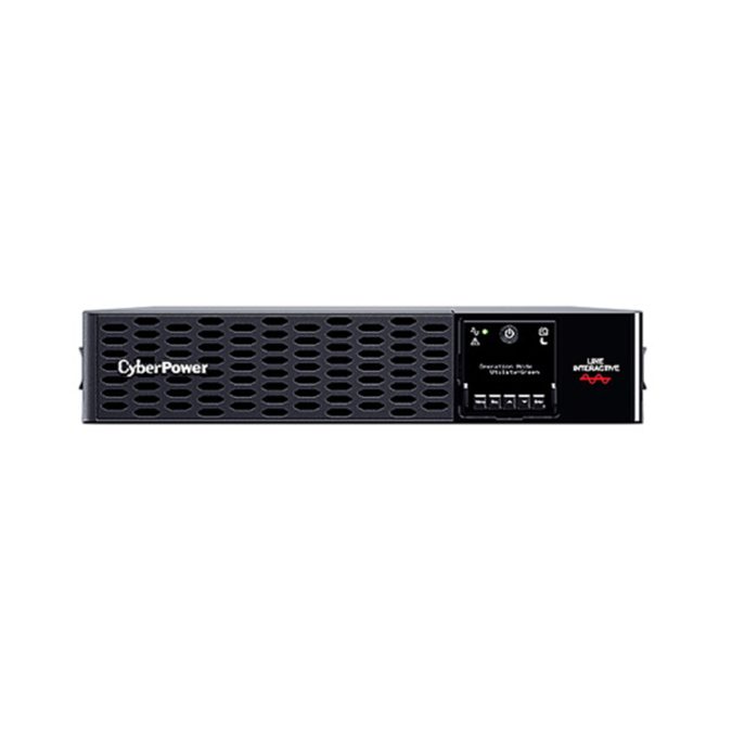 Источник бесперебойного питания, CyberPower, PR1500ERTXL2U, Мощность 1500ВА/1500Вт, PRIII-серия, Линейно-интерактивный, Стоечный 2U, LCD/Smart/BMS/USB/RS232/EPO/RJ11/RJ45/Serial/Сухие контакты, AVR: 159-288В, АКБ 12В/9Ач*4шт., Вых: 10xIEC C13, Чёрный