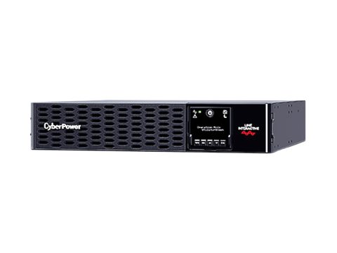 Источник бесперебойного питания, CyberPower, PR2200ERTXL2UA, Мощность 2200ВА/2200Вт, PRIII-серия, Линейно-интерактивный, Стоечный 2U, LCD/Smart/BMS/USB/RS232/EPO/RJ11/RJ45/Serial/Сухие контакты, AVR: 159-288В, АКБ 12В/6Ач*8шт., Вых: 6xIEC C13/2хIEC C19, Чёрный