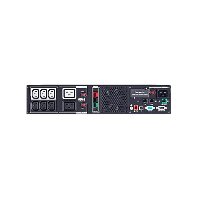 Источник бесперебойного питания, CyberPower, PR2200ERTXL2UA, Мощность 2200ВА/2200Вт, PRIII-серия, Линейно-интерактивный, Стоечный 2U, LCD/Smart/BMS/USB/RS232/EPO/RJ11/RJ45/Serial/Сухие контакты, AVR: 159-288В, АКБ 12В/6Ач*8шт., Вых: 6xIEC C13/2хIEC C19, Чёрный