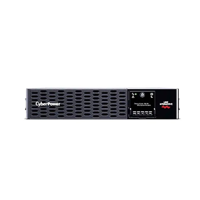 Источник бесперебойного питания, CyberPower, PR3000ERTXL2UA, Мощность 3000ВА/3000Вт, PRIII-серия, Линейно-интерактивный, Стоечный 2U, LCD/Smart/BMS/USB/RS232/EPO/RJ11/RJ45/Serial/Сухие контакты, AVR: 159-288В, АКБ 12В/6Ач*8 шт, Вых: 6xIEC C13/2хIEC C19, Чёрный