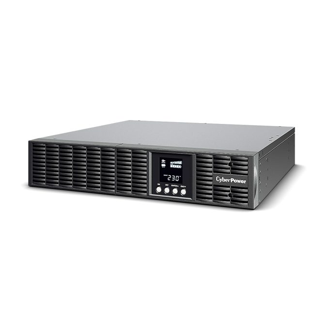 Источник бесперебойного питания, CyberPower, OLS1500ERT2U, Мощность 1500ВА/1350Вт, OLS-серия, On-Line, Стоечный 2U, LCD/Smart/USB/RJ11/RJ45/EPO/RS232, AVR: 110-300В, АКБ: 12В/7Ач*3 шт., Вых: 6xIEC C13, Чёрный