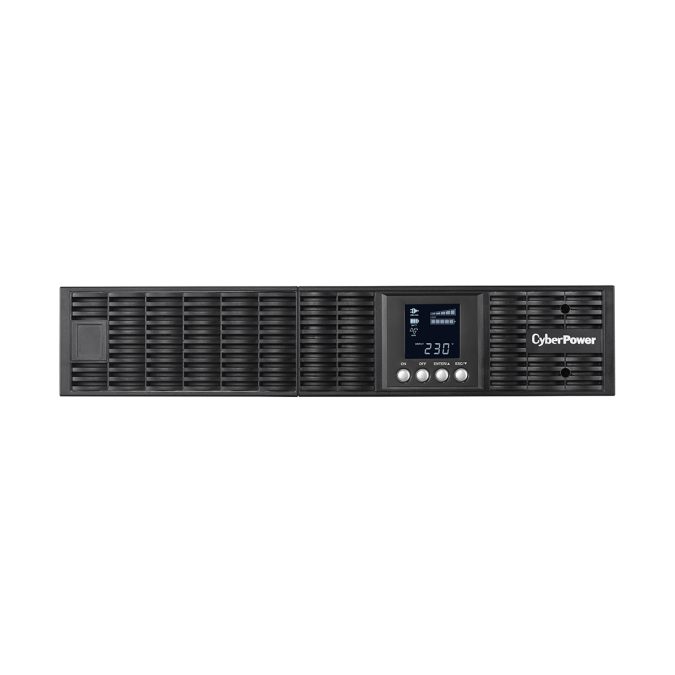Источник бесперебойного питания, CyberPower, OLS3000ERT2U, Мощность 3000ВА/2700Вт, OLS-серия, On-Line, Стоечный 2U, LCD/Smart/USB/RJ11/RJ45/EPO/RS232, AVR: 110-300В, АКБ 12В/9Ач*6 шт., Вых: 8xIEC C13/1хIEC C19, Чёрный