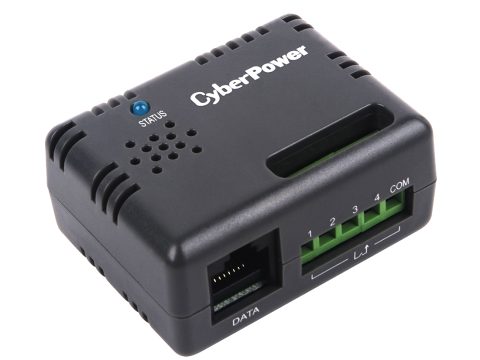 Датчик окружающей среды, CyberPower ENVIROSENSOR/SNEV001, совместим с картой RMCARD205/400, Тип разъема: RJ45, Темно-серый