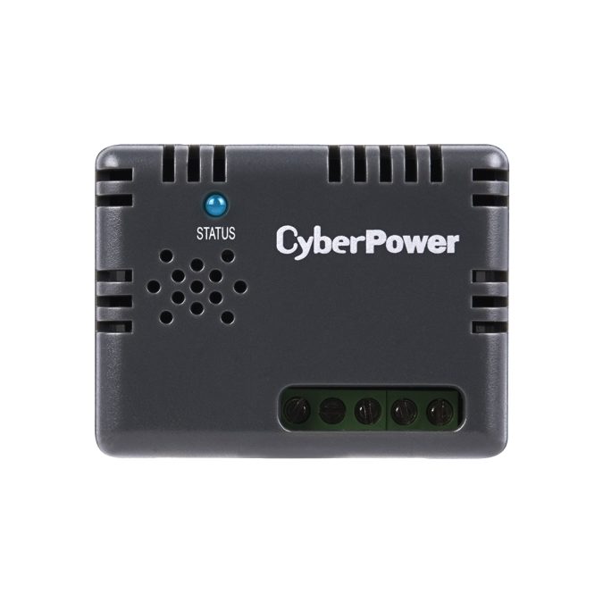 Датчик окружающей среды, CyberPower ENVIROSENSOR/SNEV001, совместим с картой RMCARD205/400, Тип разъема: RJ45, Темно-серый