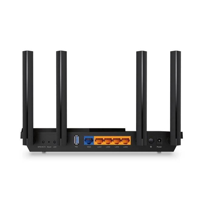 Маршрутизатор, TP-Link, Archer AX55, 802.11a/b/g/n/ac/ax, AX3000, 1  порт WAN 10/100/1000 Мбит/с, 4  порта LAN 10/100/1000 Мбит/с