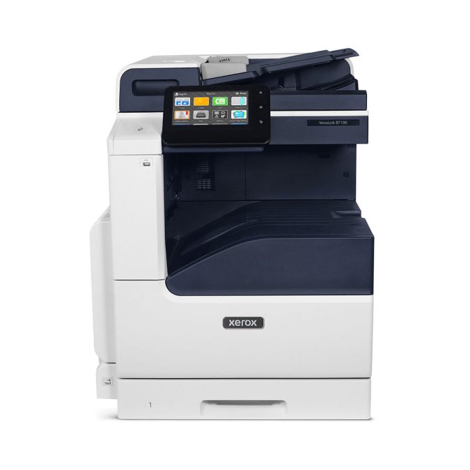 Базовый модуль МФУ, Xerox, VersaLink B7125/30/35, B7101V_D, Лазерный , А3, 25 / 30 / 35 стр./мин., Подача 620 листов, Двусторонний автоподатчик документов, до 80 изобр./мин., Сенсорный дисплей 7", 1.05 ГГц CPU, 4 ГБ RAM, USB 3.0, Ethernet 10/100/1000, NFC