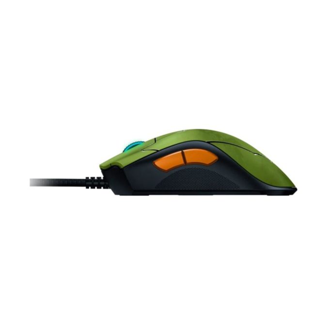 Компьютерная мышь, Razer ,DeathAdder V2, RZ01-03210300-R3M1, Игровая, Оптическая, до 20 000dpi, 8 кнопок, Razer Chroma™ RGB подсветка с реальными 16,8 млн настраиваемыми цветами, Проводная, USB, 82 г Зеленая