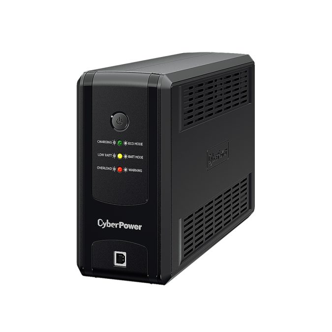 Источник бесперебойного питания, CyberPower, UT1100EG, Мощность 1100ВА/660Вт, UTG-серия, Линейно-интерактивный, Напольный, LED/RJ11/RJ45/USB, AVR: 165-290В, АКБ 12В/5Ач*2 шт., Вых: 4xSchuko, Чёрный