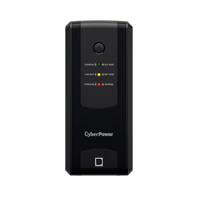 Источник бесперебойного питания, CyberPower, UT1100EG, Мощность 1100ВА/660Вт, UTG-серия, Линейно-интерактивный, Напольный, LED/RJ11/RJ45/USB, AVR: 165-290В, АКБ 12В/5Ач*2 шт., Вых: 4xSchuko, Чёрный