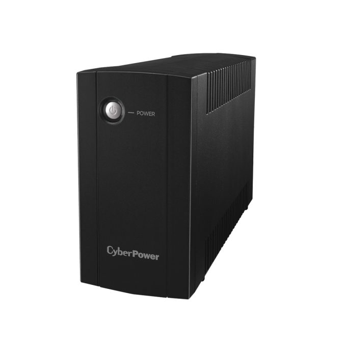 Источник бесперебойного питания, CyberPower, UTC850E, Мощность 850ВА/425Вт, UTC-серия, Линейно-интерактивный, Напольный, LED, AVR: 165-290В, АКБ 12В/5,5Ач*1 шт., Вых: 2xSchuko, Чёрный