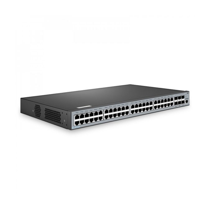 Коммутатор, BDCOM, S2900-48T6X, Управляемый L2+, 48 портов 10/100/1000M RJ45, 6 портов 10G SFP+, Стоечный