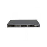 Коммутатор, BDCOM, S2900-48P6X, Управляемый L2+, 48 портов PoE (370W) 10/100/1000M RJ45, 6 портов 10G SFP+, Стоечный
