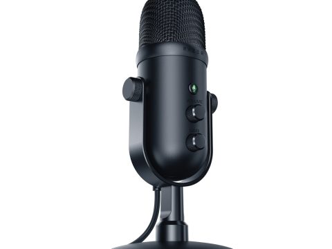 Микрофон, Razer, Seiren V2 Pro, RZ19-04040100-R3M1, кардиоидный микрофон, диапазон частот от 20Гц до 20кГц, чувствительность –34дБ (1В/Па при 1кГц). макс. уровень звукового давления (SPL): 120дБ. операционная система: Windows10, черный