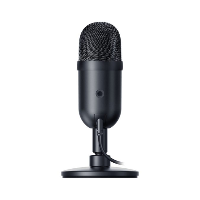 Микрофон, Razer, Seiren V2 X, RZ19-04050100-R3M1, Конденсаторный микрофон 25 мм, Суперкардиоидная диаграмма направленности, частота дискретизации: 96кГц, от 20Гц до 20кГц, USB-кабель длиной 1,8м, черный