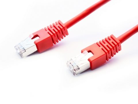 Патч Корд, SHIP, S4025RD0050-P, Cat.5e, FTP, LSZH, RJ-45, 0.5 м, Красный, Экранированный, Пол. пакет