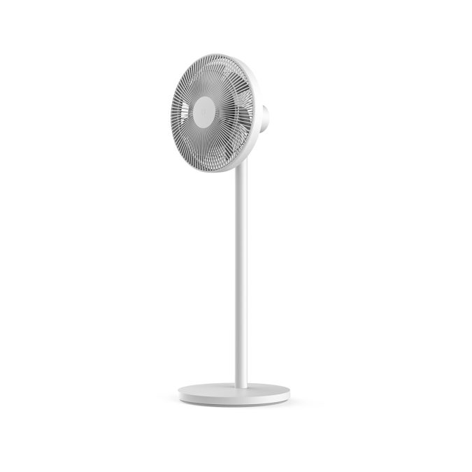 Вентилятор напольный, Xiaomi, Smart Standing Fan 2 Pro (BPLDS03DM/BHR5856EU), Потребляемая мощность 12.7 Вт, Макс. скорость воздушного потока 3.47 м/сек, Уровень шума 58 дБ, Таймер, Защита от детей, Управление механическое, через приложение, голосовой помощник, 2.4 G Wi-Fi, Белый