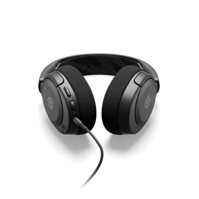 Гарнитура, Steelseries, Arctis Nova 1, 61606, Игровая гарнитура, Микрофон выдвижной гибкий, Динамики 40 мм, 36 Ом, 20–22 000 Гц, 3.5 Mini Jack, Чёрный