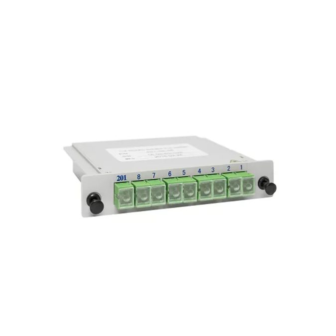 Сплиттер оптоволоконный в корпусе, А-Оптик, PLC-18 разъемы SC/APC, SM
