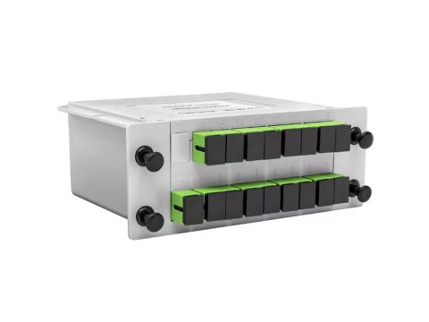 Сплиттер оптоволоконный в корпусе, А-Оптик, PLC-116 разъемы SC/APC, SM