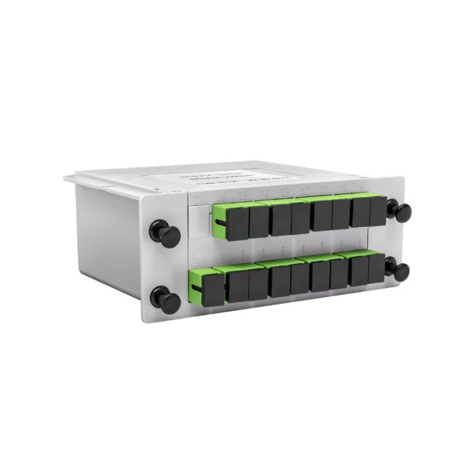 Сплиттер оптоволоконный в корпусе, А-Оптик, PLC-116 разъемы SC/APC, SM