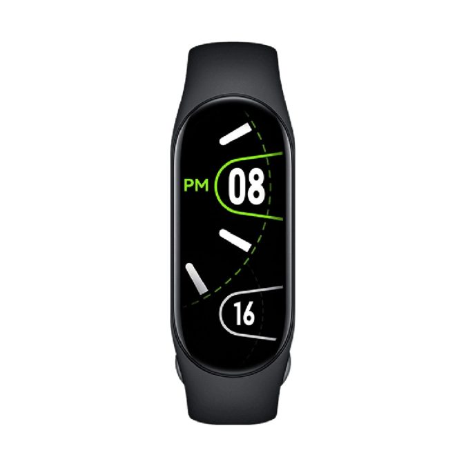 Фитнес браслет, Xiaomi, Mi Smart Band 7, M2129B1 / BHR6008GL, 1.62" AMOLED, Разрешение экрана 192 x 490, Аккумулятор 180 мАч, Водонепроницаемость 5 АТМ, Черный