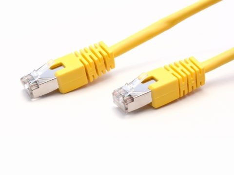 Патч Корд, SHIP, S4025YL0050-P, Cat.5e, FTP, LSZH, RJ-45, 0.5 м, Жёлтый, Пол. пакет