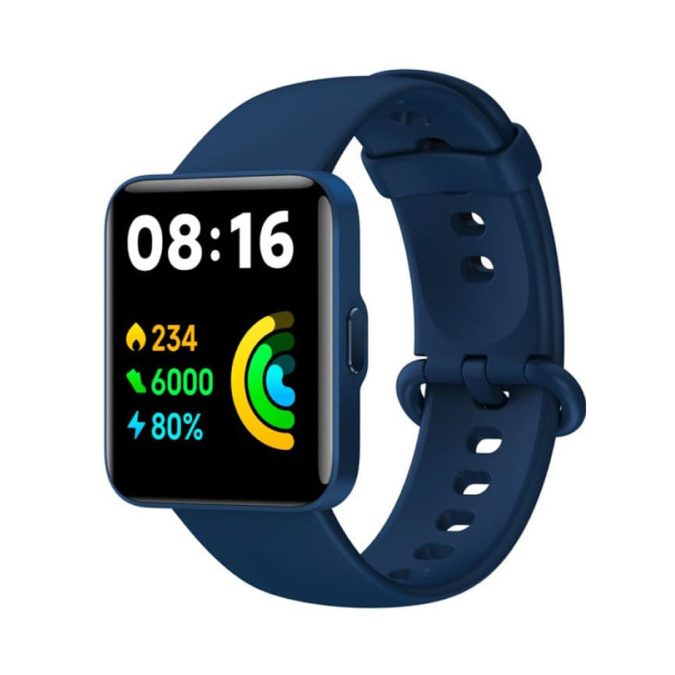 Смарт часы, Xiaomi, Poco Watch, M2131W1, Дисплей 1.6" AMOLED, Разрешение 320 x 360, Водонепроницаемые (5 АТМ), GPS+GLONASS, Galileo, BDS, Батарея 225 мАч, Вес 31 гр, Синий