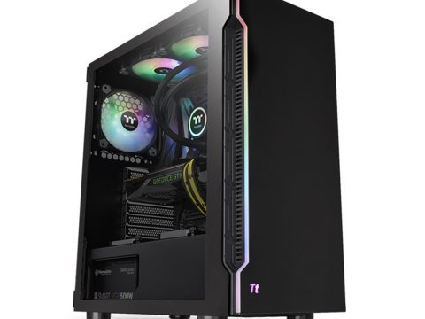 Компьютерный корпус, Thermaltake, H200 TG RGB, CA-1M3-00M1WN-00, Mid tower, ATX/Mini-ITX/M-ATX, USB 3.0*2, HD Audio, 1*120мм, Высота процессорного кулера до 180мм, Длина VGA до 320мм, 2*3.5" или 3*2.5", Сталь, 4мм Закаленное стекло*1, 454x210x416мм, Без Б/П, Черный