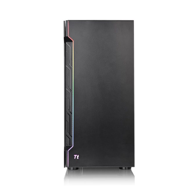 Компьютерный корпус, Thermaltake, H200 TG RGB, CA-1M3-00M1WN-00, Mid tower, ATX/Mini-ITX/M-ATX, USB 3.0*2, HD Audio, 1*120мм, Высота процессорного кулера до 180мм, Длина VGA до 320мм, 2*3.5" или 3*2.5", Сталь, 4мм Закаленное стекло*1, 454x210x416мм, Без Б/П, Черный
