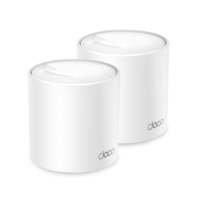 Беспроводная MESH-система Wi-Fi, TP-Link, Deco X50(2-pack), AX3000, Wi-Fi 6, 2,4 ГГц/5 ГГц, 802.11a/b/g/n/ac/ax, 3 порта 10/100/1000M WAN/LAN, 2 модуля в комплекте