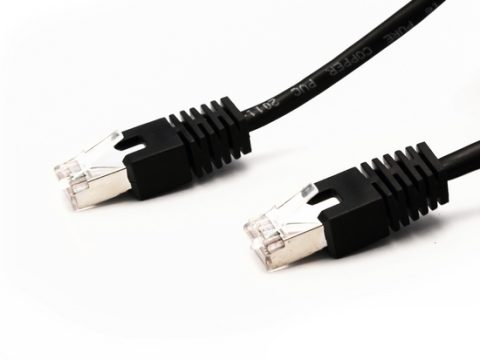 Патч Корд, SHIP, S7025BK0100-P, Cat.6, FTP, LSZH, RJ-45, 1 м, Чёрный, Экранированный, Пол. пакет