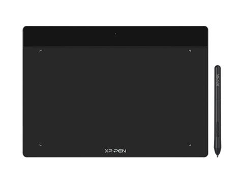 Графический планшет, XP-Pen, Deco Fun L BK, Разрешение 5080 lpi, Чувствительность к нажатию 8192, Интерфейс USB-C, Рабочая область 10"х6.27", Чёрный