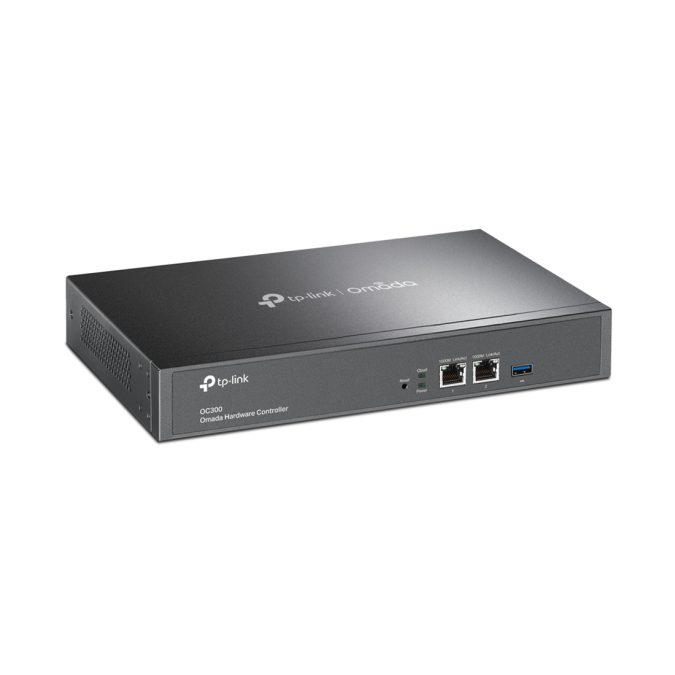 Wi-Fi Облачный контроллер, TP-Link, Omada OC300, 2 порта Ethernet 10/100/1000 Мбит/с, 1 порт USB 3.0, До 500 точек доступа Omada, до 100 коммутаторов JetStream и до 100 роутеров Omada, До 15 тысяч клиентов
