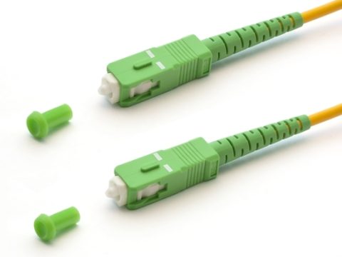 Патч корд оптоволоконный,, SC/APC-SC/APC SM 9/125 Simplex 3.0мм 1 м, LSZH
