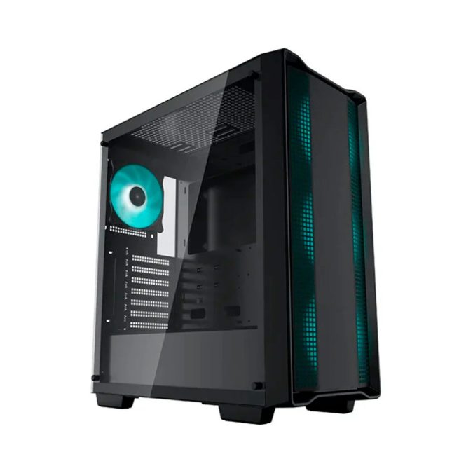 Компьютерный корпус, Deepcool, CC560 R-CC560-BKGAA4-G-2, ATX/Micro ATX, USB 3.0*1/2.0*1, HD-Audio+Mic, 3*120mm Led Mint/1*120mm Led Mint , Высота процессорного кулера до 163мм, Длина VGA до 370мм, 2*3.5"/2+1*2.5", Слот 7, Сталь 0,6, 416x210x477мм, Без Б/П, Чёрный