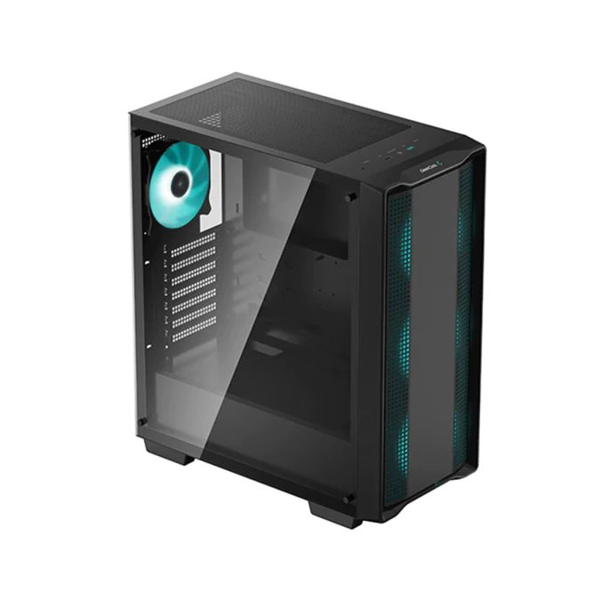 Компьютерный корпус, Deepcool, CC560 R-CC560-BKGAA4-G-2, ATX/Micro ATX, USB 3.0*1/2.0*1, HD-Audio+Mic, 3*120mm Led Mint/1*120mm Led Mint , Высота процессорного кулера до 163мм, Длина VGA до 370мм, 2*3.5"/2+1*2.5", Слот 7, Сталь 0,6, 416x210x477мм, Без Б/П, Чёрный