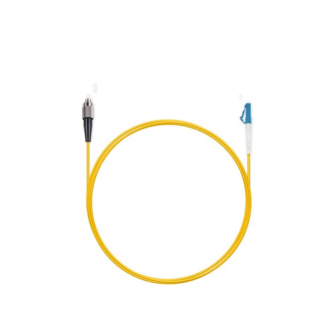 Патч корд оптоволоконный,, FC/UPC-LC/UPC SM 9/125 Simplex 3.0мм 1 м, LSZH