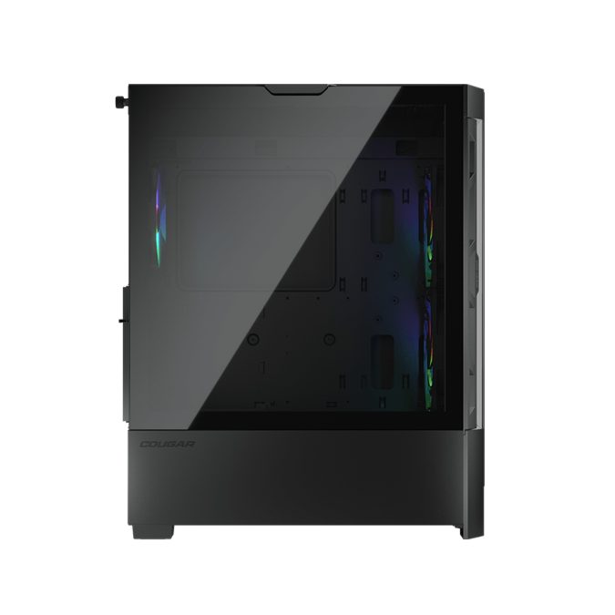 Компьютерный корпус, Cougar, Duoface RGB CGR-5ZD1B-RGB, CEB/ATX/Micro ATX/Mini ITX, USB 2*3.0/1*2.0, HD-Audio+Mic, Кулер 2*14см ARGB/1*14см ARGB, Высота процессорного кулера до 190 мм, Длина VGA до 330мм, 2*3.5"/2*2.5", Толщина 0,6мм, 491x230x386мм, Без Б/П, Чёрный