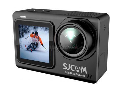 Экшн-камера, SJCAM, SJ8 DUAL SCREEN, 4K/30fps, Sony IMX335 16 МП 140,5°, Wifi 2.4G, Slow motion, Чипсет Novatek 96675, 1200mAh, 2.33" сенсорный дисплей, Чёрный
