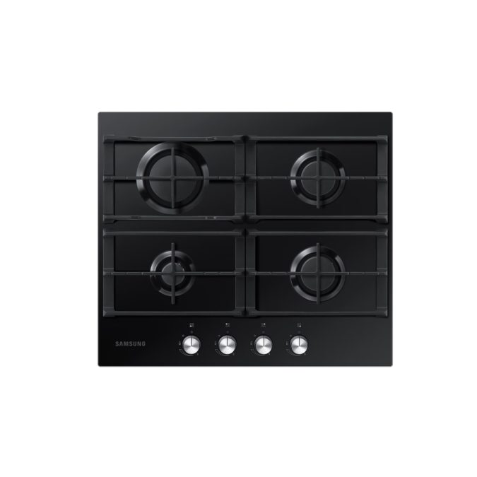 Газовая варочная панель, Samsung, NA64H3010AK/WT, WOK решётка, 60 см, Черный