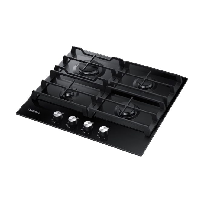 Газовая варочная панель, Samsung, NA64H3010AK/WT, WOK решётка, 60 см, Черный