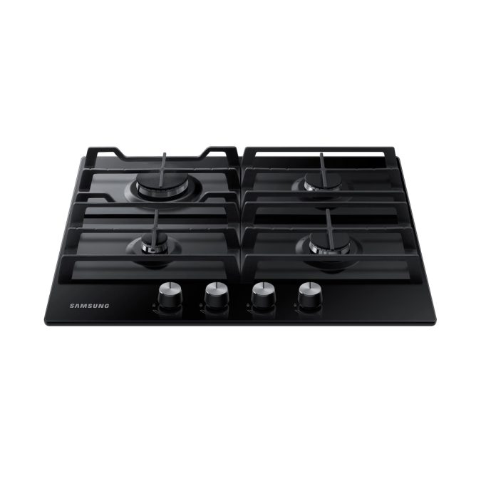 Газовая варочная панель, Samsung, NA64H3010AK/WT, WOK решётка, 60 см, Черный