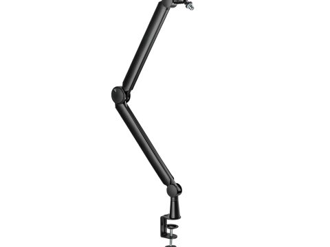 Пантограф (стойка) для микрофона, Brateck, MDS13-1, нагрузка до 1 кг, 3/8", 5/8", черный