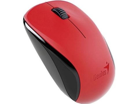 Компьютерная мышь, Genius, NX-7000, 3D, Оптическая, 1200dpi, Беcпроводная 2.4ГГц, Красный