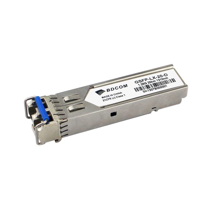 Трансивер, BDCOM, GSFP-LX-20-D, SFP, single-mode, 1000Base-LX20, 1310nm, 20Кm, LC duplex