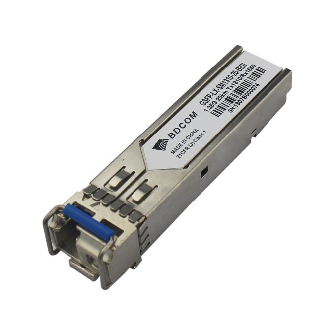 Трансивер, BDCOM, GSFP-LX-SM1310-20-BIDI, SFP, single-mode, WDM, 1000M, TX1310/RX1550, 20Кm, LC simplex