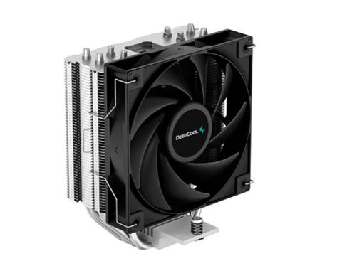 Кулер для процессора, Deepcool, AG400 R-AG400-BKNNMN-G-1, Intel 1851/1700/1200/115х и AMD AM5/AM4, 220W, 120мм, 500- 2000±10% об/м, 75,89CFM,  30dB(A), 4pin, 125х92х150мм, Серебристый
